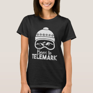 Telemark Skiing Free Heel  Nordic Ski T-Shirt