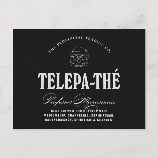 TELEPA-THÉ - carte postale (Devant)