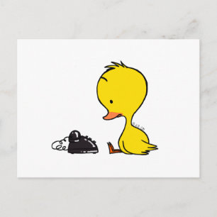Telephone & Duck Postcard