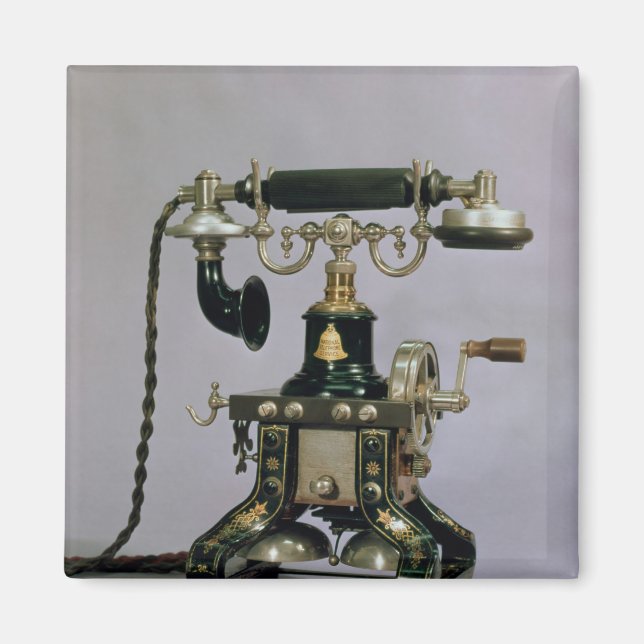 Telephone, National Telephone Service, USA, 1890 Magnet (Front)