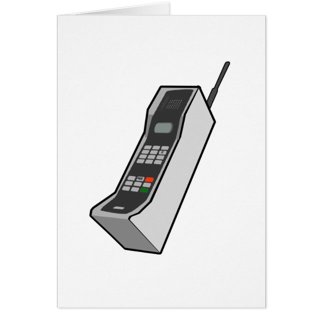 Téléphone portable des années 1980 (Devant)