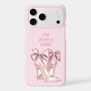 Téléphone Rose "Je Suis Juste Une Fille" Chaussure