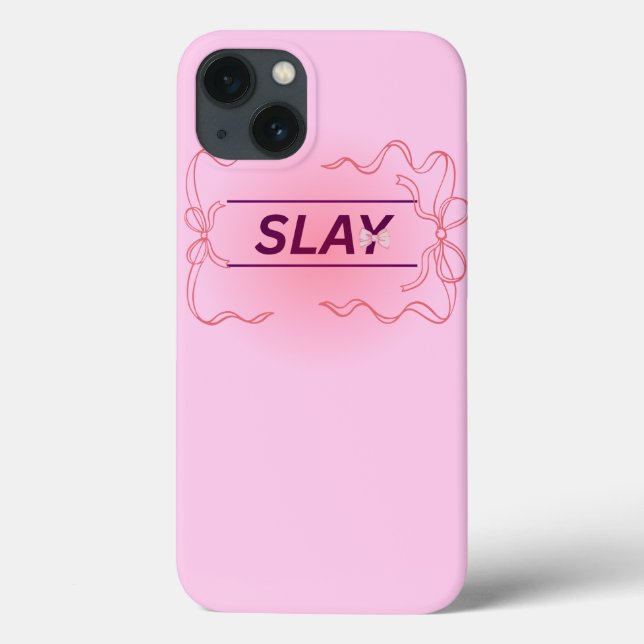 téléphone rose,, slay" étui élégant (Verso)