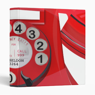 Telephone Vintage Binder