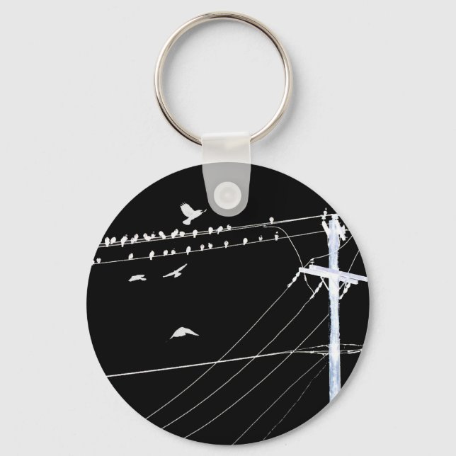 telephone wire keychain (Front)