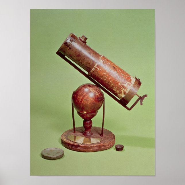 Telescope belonging to Sir Isaac Newton  1671 Poster (Front)
