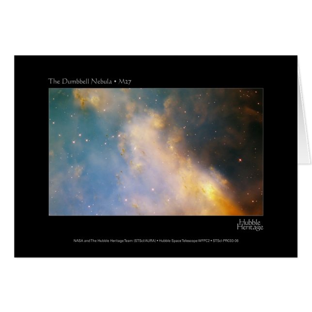 Télescope Hubble Dumbell Nebula M27 (Devant horizontal)