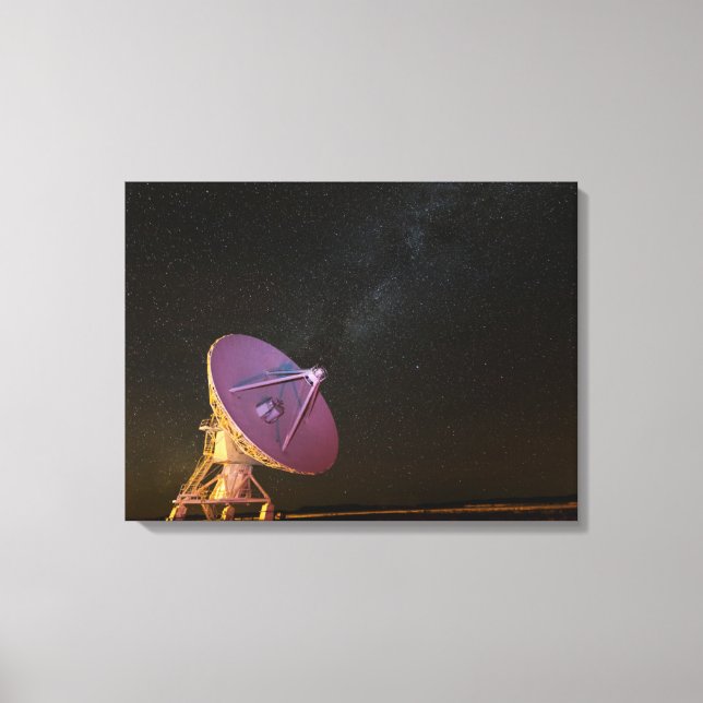 Telescope Milky Way | San Agustin New Mexico Canvas Print (Front)