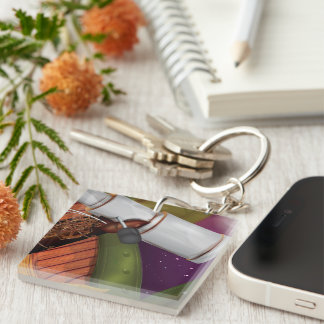Telescope Observatory Keychain