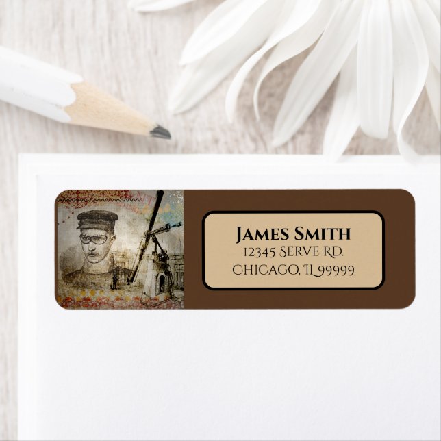 Télescope scientifique de l'inventeur Steampunk de (En situation)