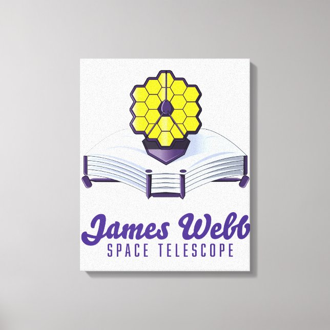 Télescope spatial James-Webb. Impression sur toile (Recto)