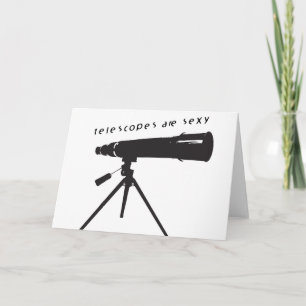 Telescopes Greeting Card