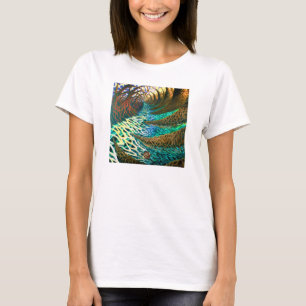 'Telescopic Landscape' by Zemarelli Women's V-Neck T-Shirt