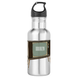 Television cartoon illustration 532 ml water bottle