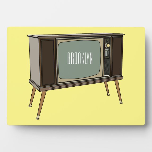 Television cartoon illustration plaque (Front)