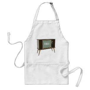 Television cartoon illustration standard apron