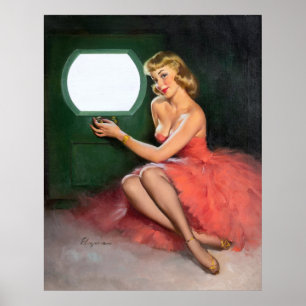 Television Pin Up Poster