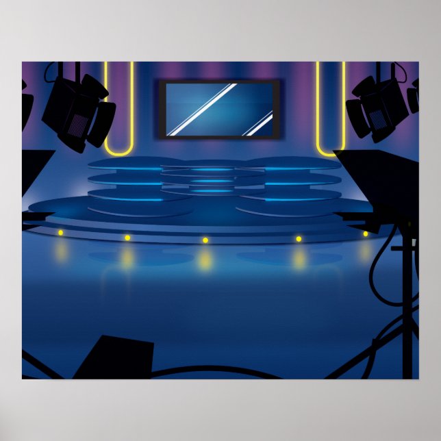 Television Studio Set Poster (Front)