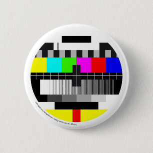 Television/Television/TV 2 Inch Round Button