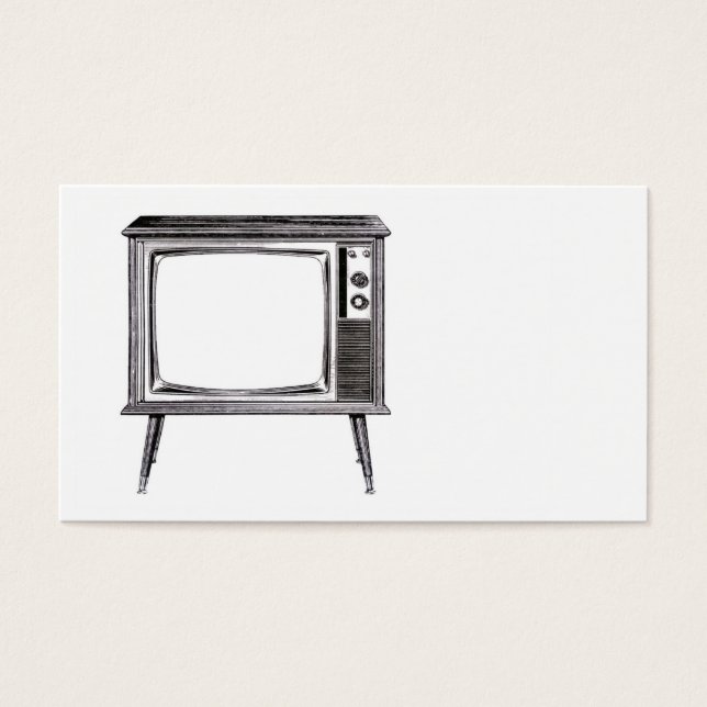 Television TV Set Retro Floor Console (Front)