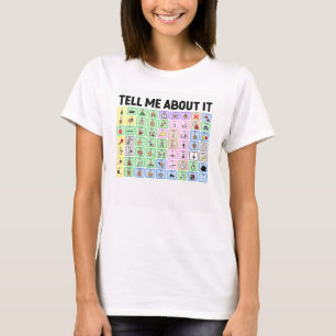 Tell Me About It Speech Language Pathology AAC Spe T-Shirt