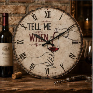 Tell Me When Win Large Clock