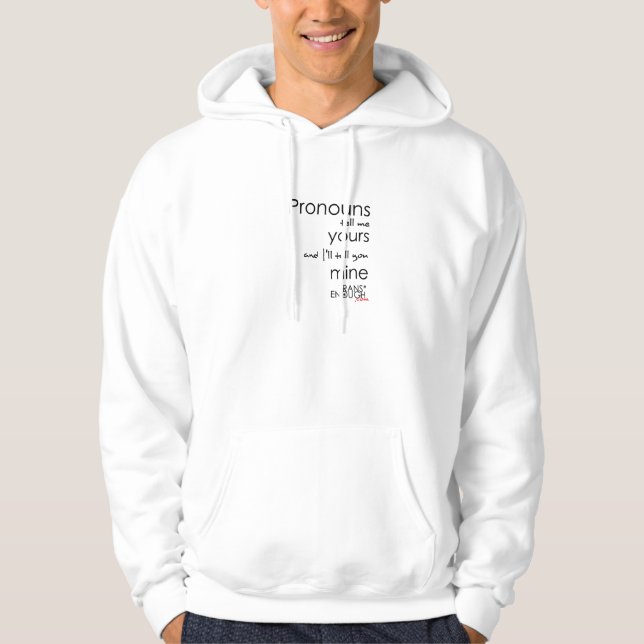 Tell Me Yours (light colours) Hoodie (Front)