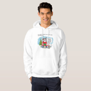 Tell Santa hooded sweatshirt