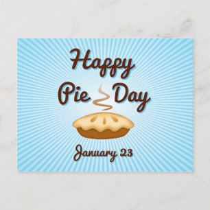 Tell your Friends About Pie Day Postcard