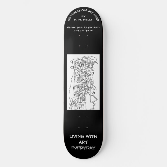 TELLEMENT DANS MON ESPRIT - Skateboard (Recto)