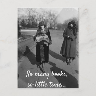 Tellement de livres carte postale