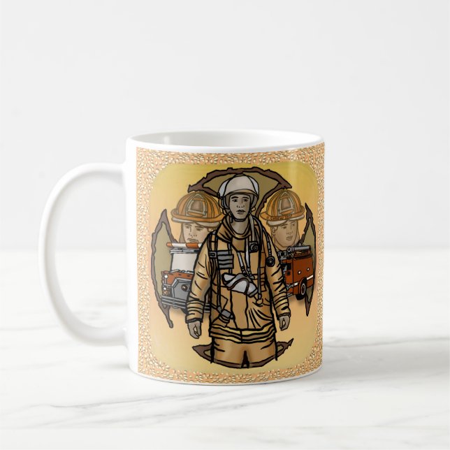 Tellement prêt Pompiers mug (Gauche)
