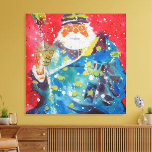 Telling Old War Stories / Artist Larry Lerew Canvas Print