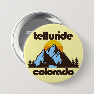 Telluride,Colorado 3 Inch Round Button