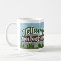 Telluride Colorado Fun Retro Snowy Mountains