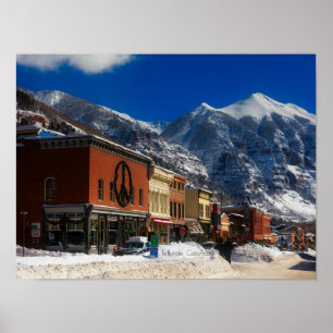 Telluride, Colorado landscape photograph Poster