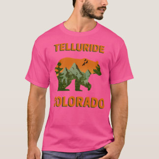 Telluride Colorado Mountains - Bear Landscape Acti T-Shirt