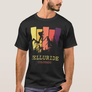 Telluride Colorado Retro Mountains Hiking Tellurid T-Shirt