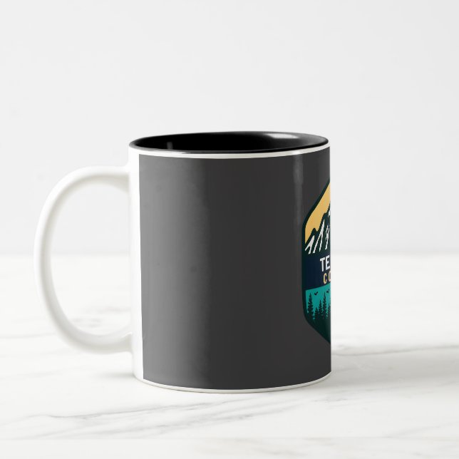 Telluride Colorado  Two-Tone Coffee Mug (Left)