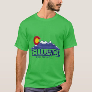 Telluride Colorado wood mountains T-Shirt