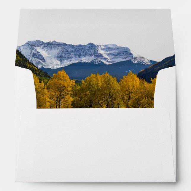 Telluride Photo Enveloppe Liner & Adresse de retou (Dos (Bas))