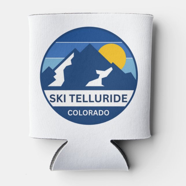 Telluride Ski Colorado Can Cooler (Front)