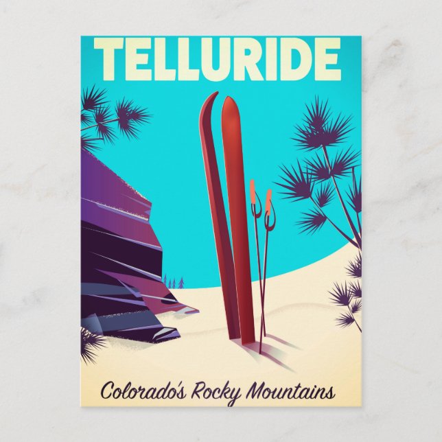 Telluride Ski Rocky Mountains Postcard (Front)