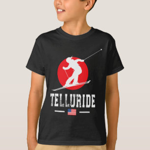 Telluride Usa Ski Resort Rocky Mountains American T-Shirt