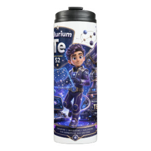 Tellurium character from the ATOMIVRA™ Thermal Tumbler