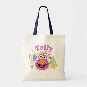 Telly Monster Fun Graphic Tote Bag