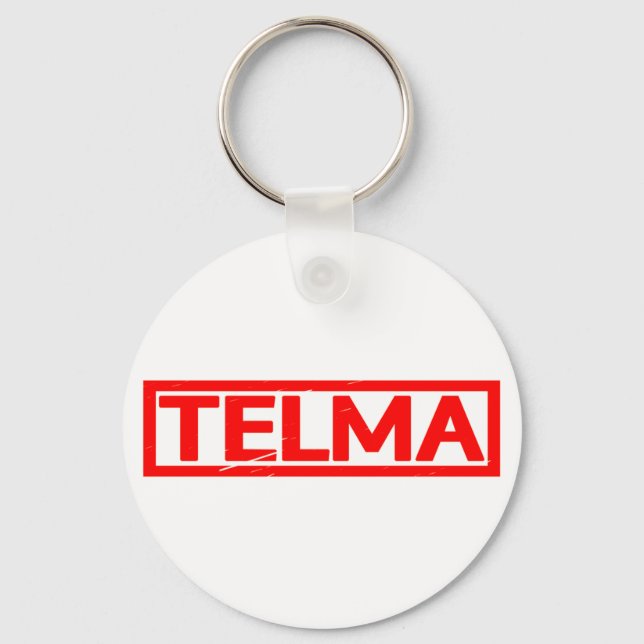 Telma Stamp Keychain (Front)