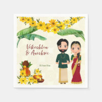 Telugu Tamil South Indian wedding personalized