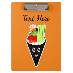 Temaki Sushi Hand Roll  Clipboard