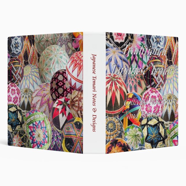 Temari Notebook 1.5 Inch Binder (Background)
